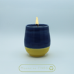 Blue and Yellow Ceramic Cup