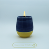 Blue and Yellow Ceramic Cup