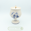 Blue Floral Chalice