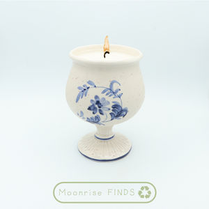 Blue Floral Chalice