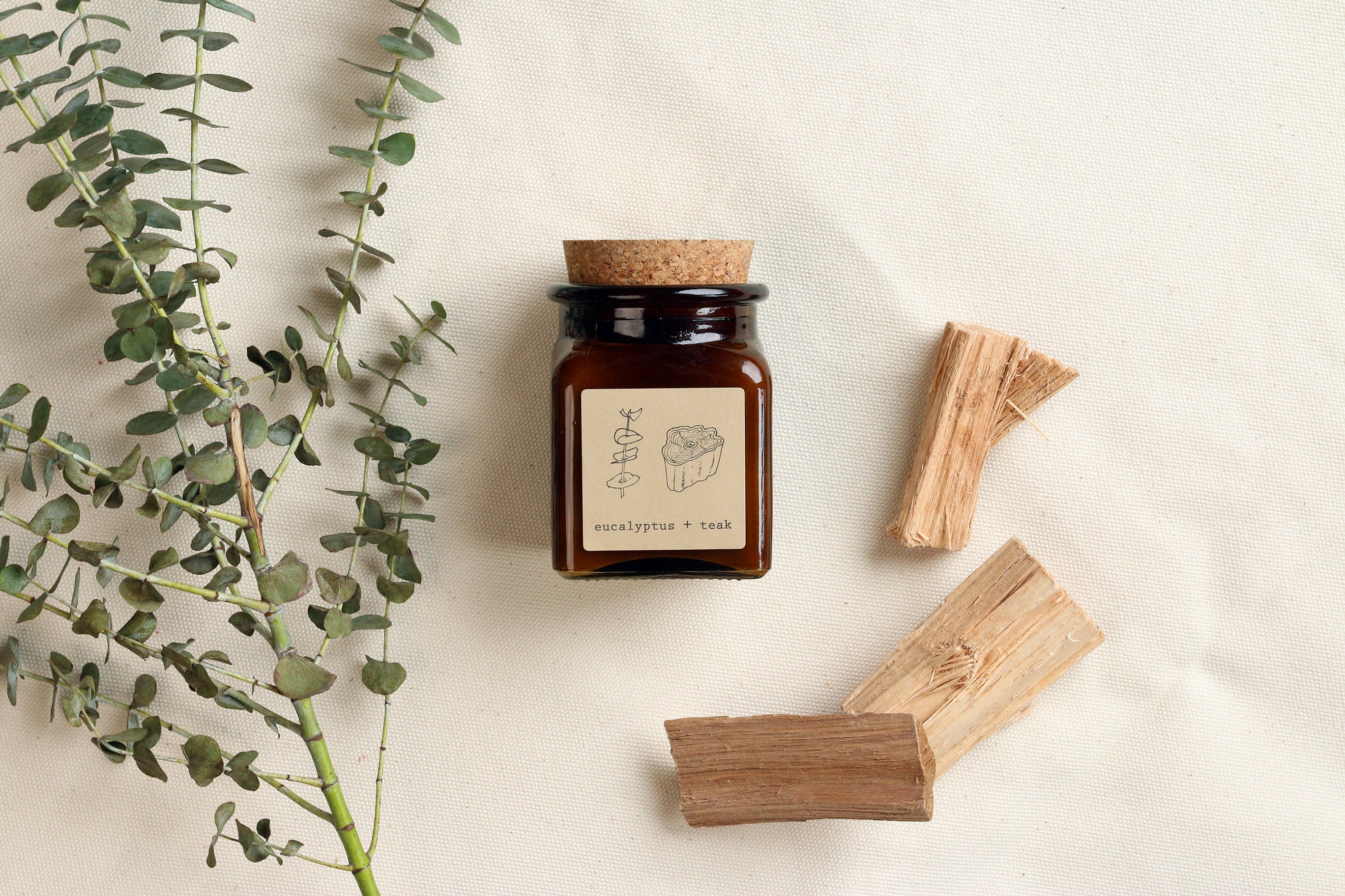 Eucalyptus + Teak