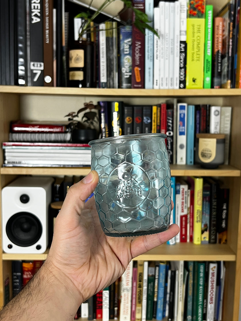 Blue Bee Jar