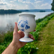 Blue Floral Chalice
