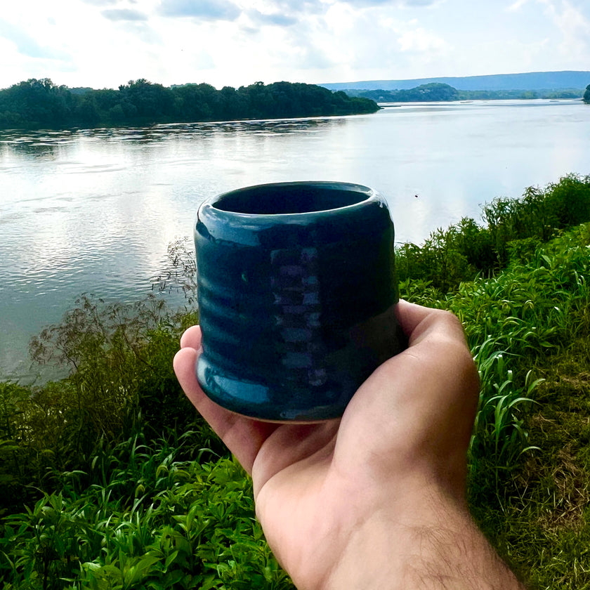 Navy Ceramic Cup