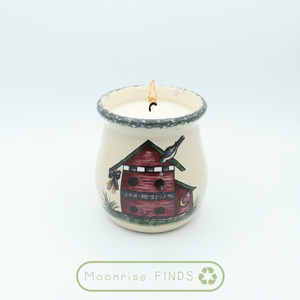 Ceramic Birdhouse Jar