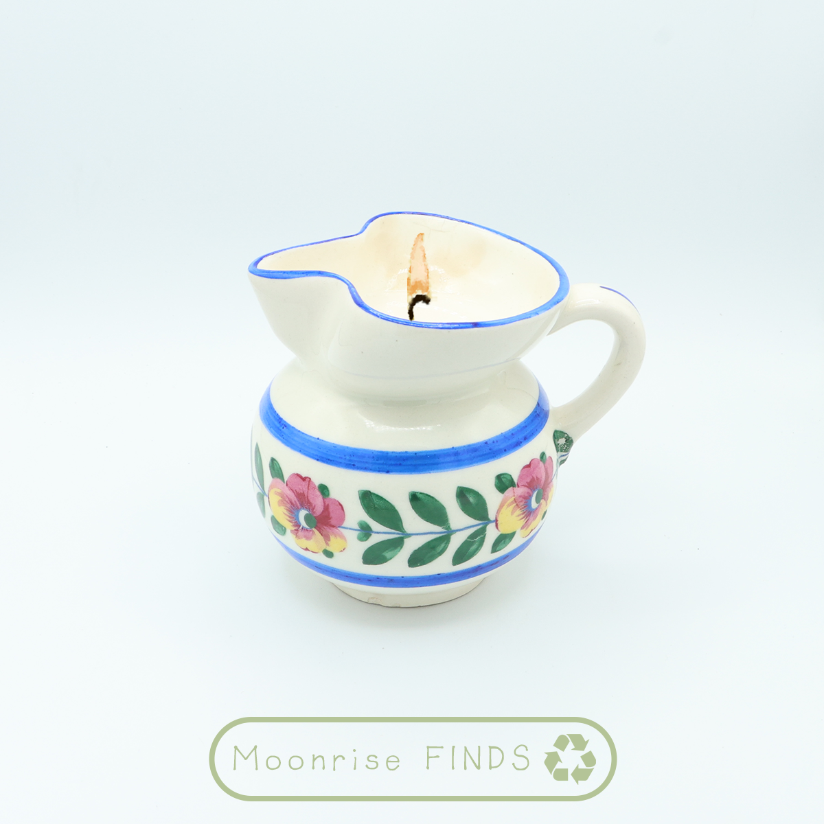 Vibrant Floral Pitcher